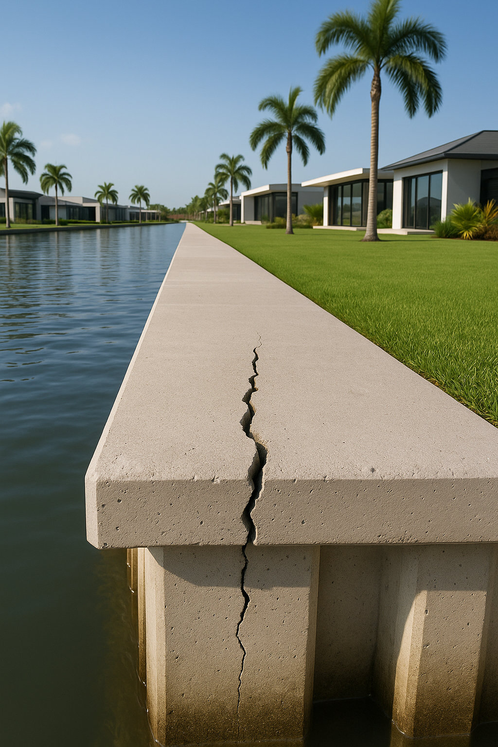 What Causes Seawall Cracks, Leaning, or Settlement? A Clear Homeowner’s Guide